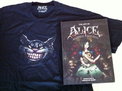 Alice Madness Returns T-Shirt und Artbook